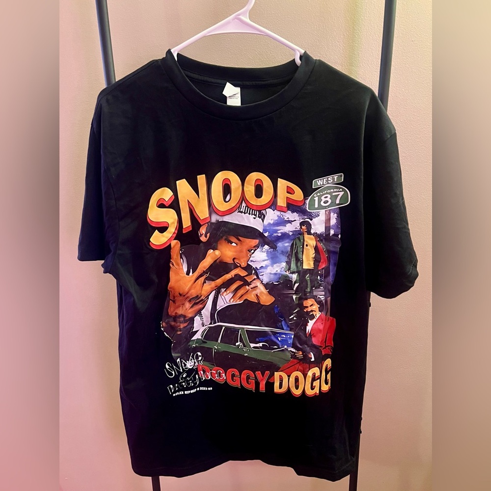 Snoop Dogg Black Graphic Tee